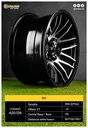 RIN 20*10.0 6H*135/139.7 ET-12 CB110 BM - A20.128