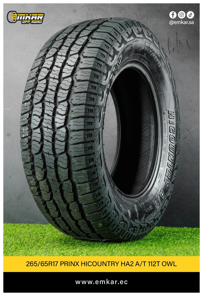 265/65R17 PRINX HICOUNTRY HA2 A/T 112T OWL