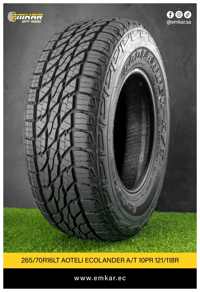 265/70R16LT AOTELI ECOLANDER A/T 10PR 121/111R