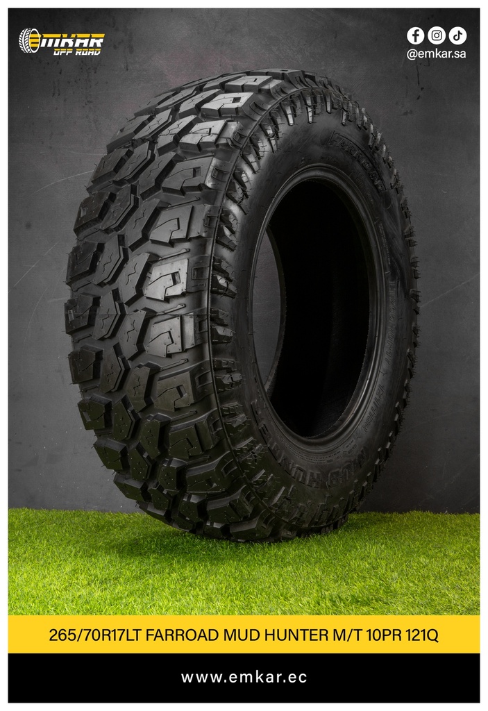 265/70r17LT FARROAD MUD HUNTER M/T 10PR 121Q