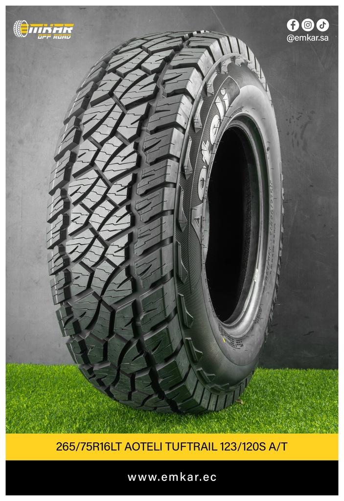 265/75R16LT AOTELI TUFTRAIL A/T 10PR 123/120S