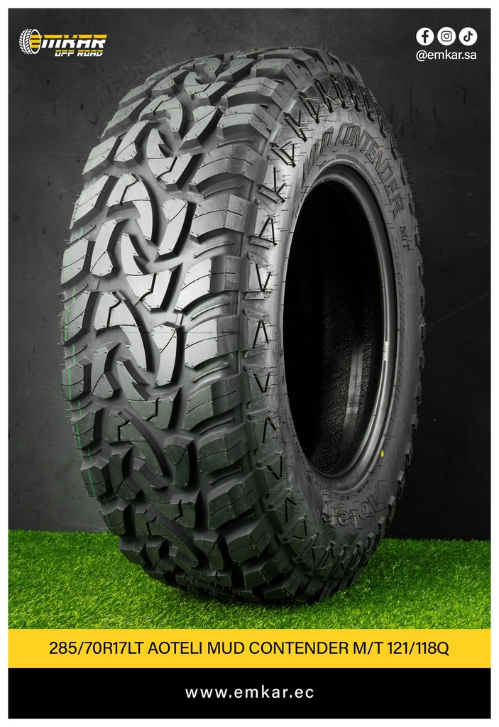 285/70R17LT AOTELI MUD CONTENDER M/T 10PR 121/118Q