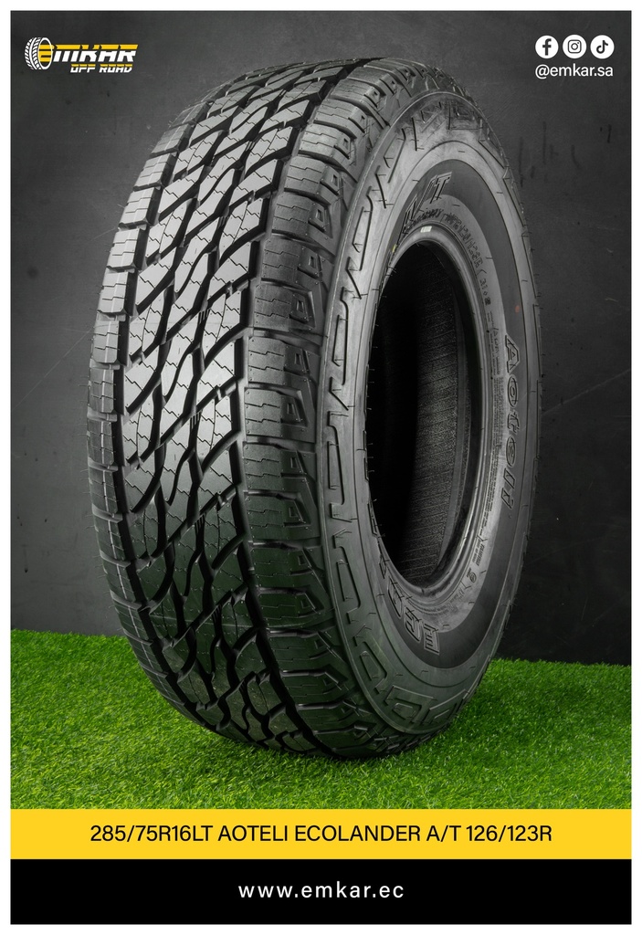 285/75R16LT AOTELI ECOLANDER A/T 10PR 126/123R