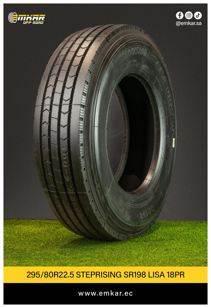 295/80R22.5 STEPRISING SR198 LISA 18PR