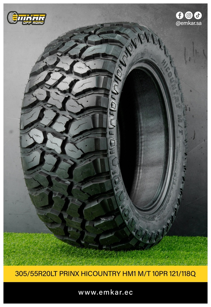 305/55R20LT PRINX HICOUNTRY HM1 M/T 10PR 121/118Q