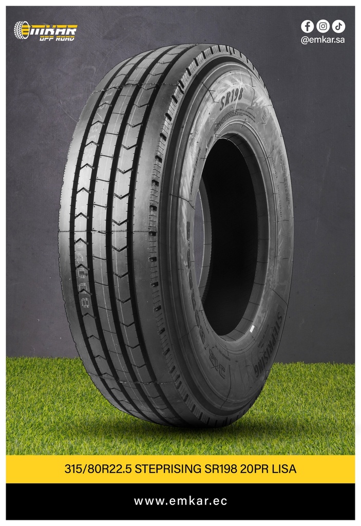 315/80R22.5 STEPRISING SR198 20PR LISA