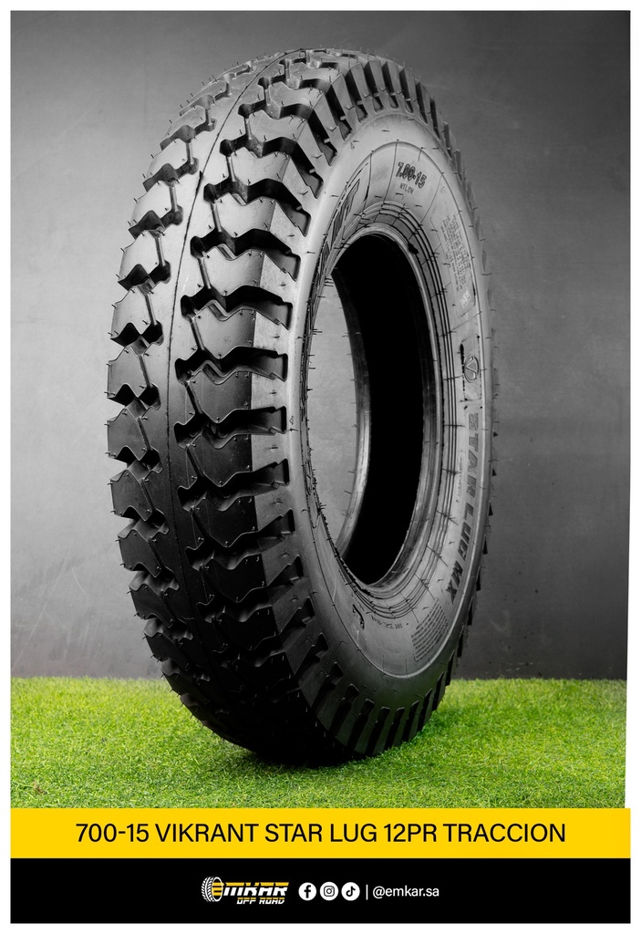 700-15 VIKRANT STAR LUG 12PR TRACCION