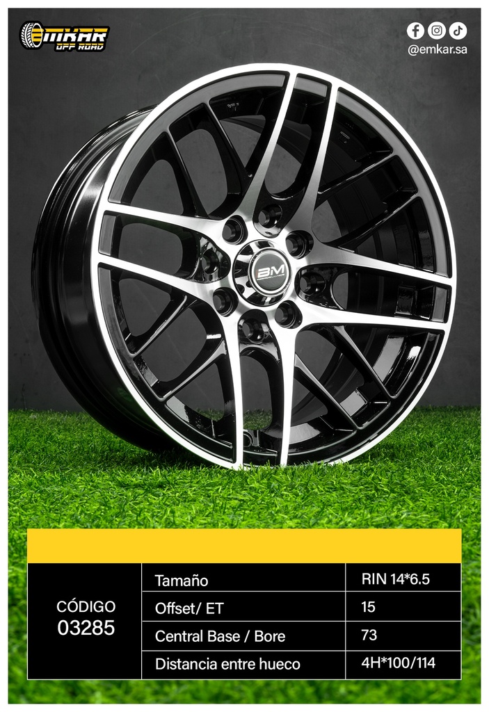 RIN 14*6.5 4H*100/114 ET15 CB73.1 A14.705