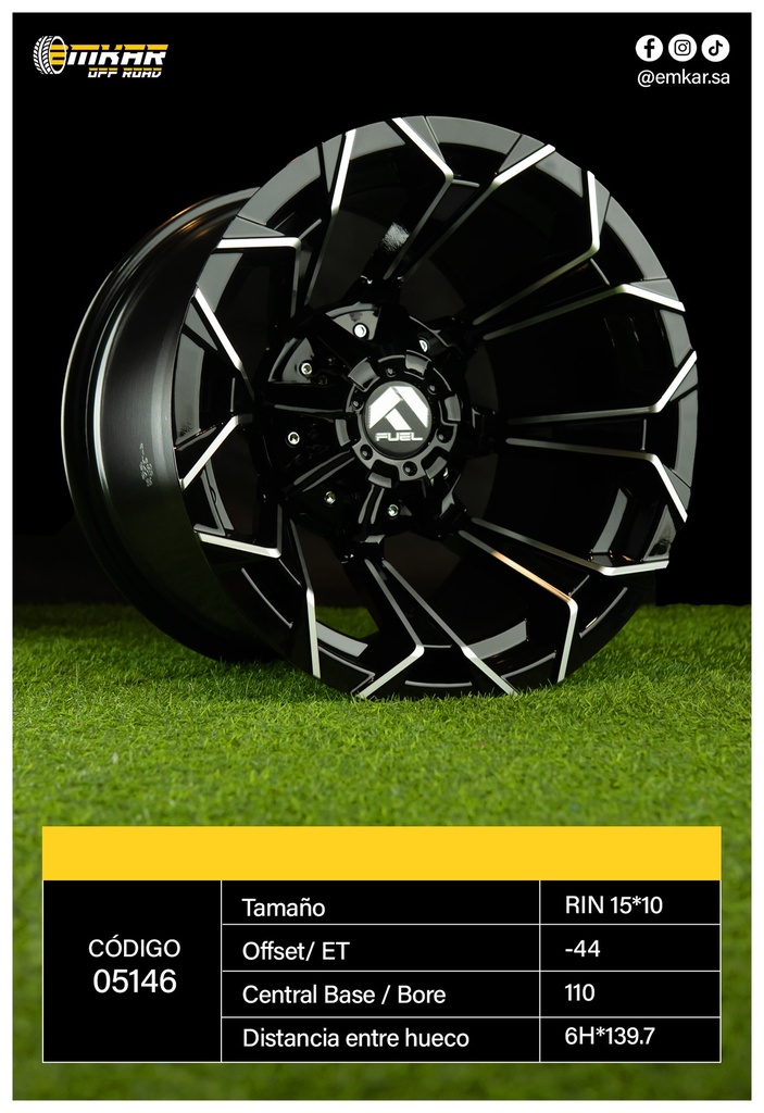 RIN 15*10 6H*139.7 BM ET-44 CB110 BM - A15.1060
