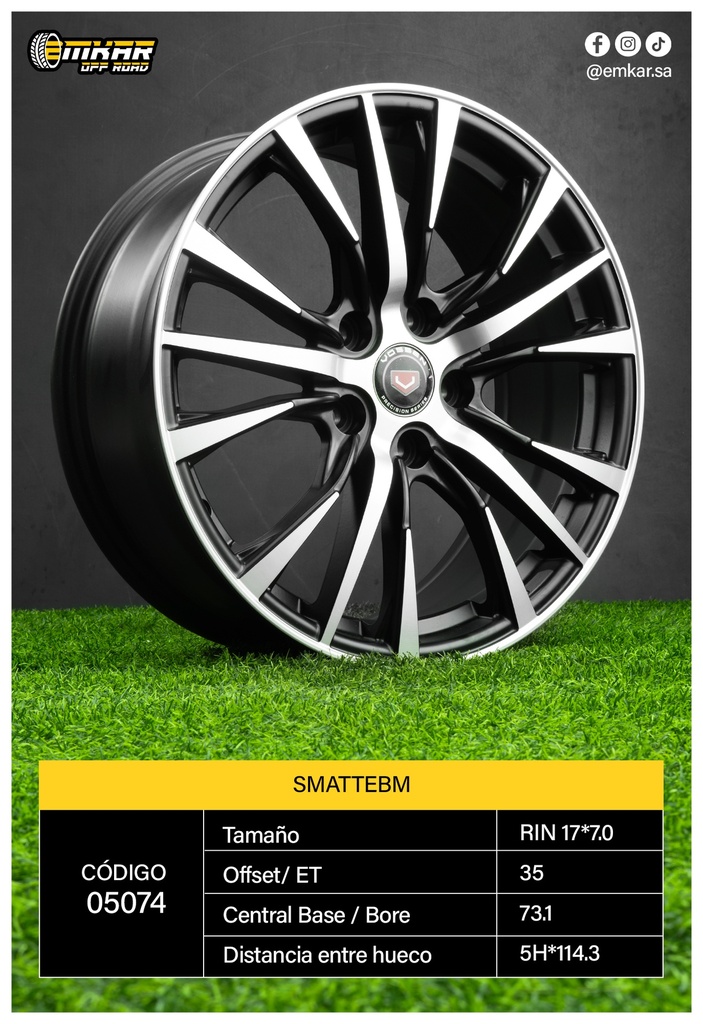 RIN 17*7.0 5H*114.3 ET35 CB73.1 SMATTEBM - A17.230