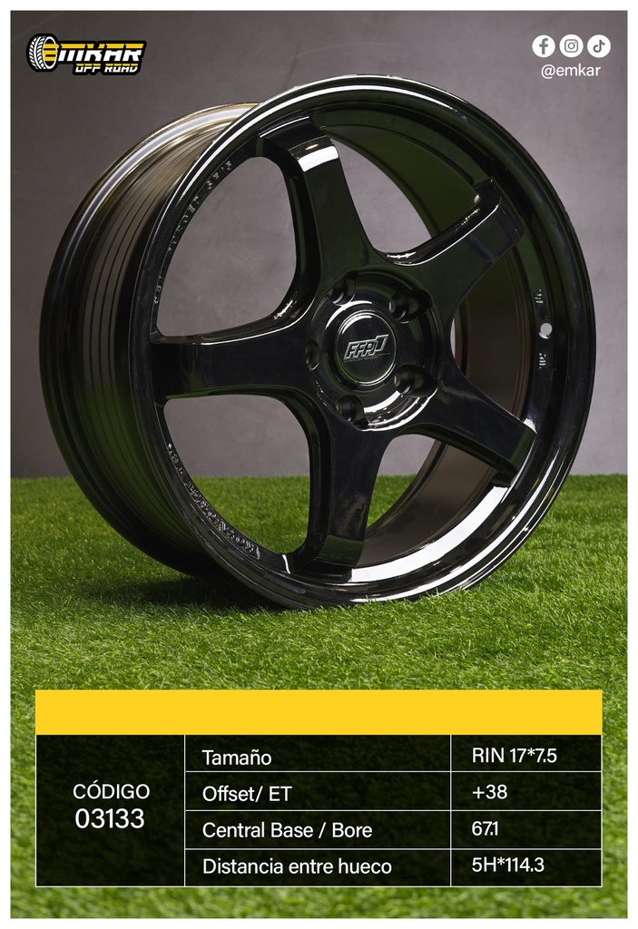 RIN 17*7.5 5H*114.3 CB67.1 +38 ENZO YAT563