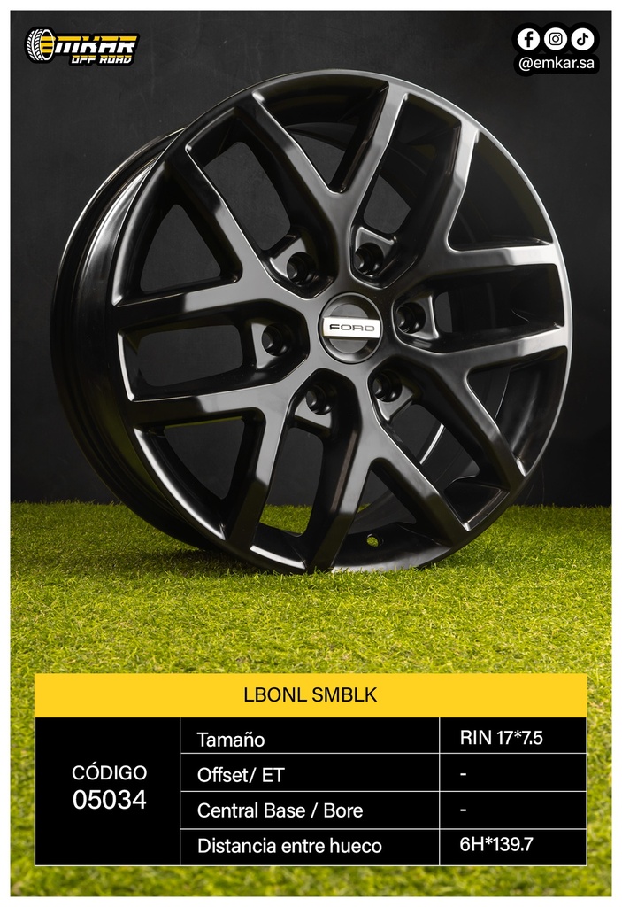 RIN 17*7.5 6H*139.7 LBONL SMBLK L1521 - 38709