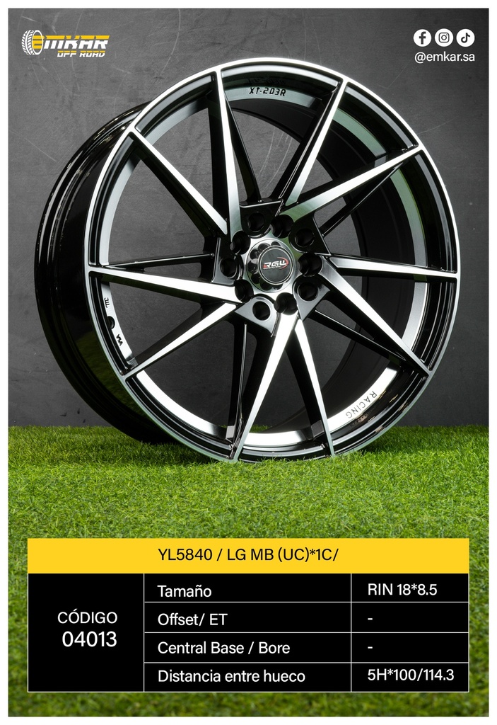 RIN 18*8.5 5H*100/114.3 YL5840 / LG MB (UC)*1C/ - 8000221
