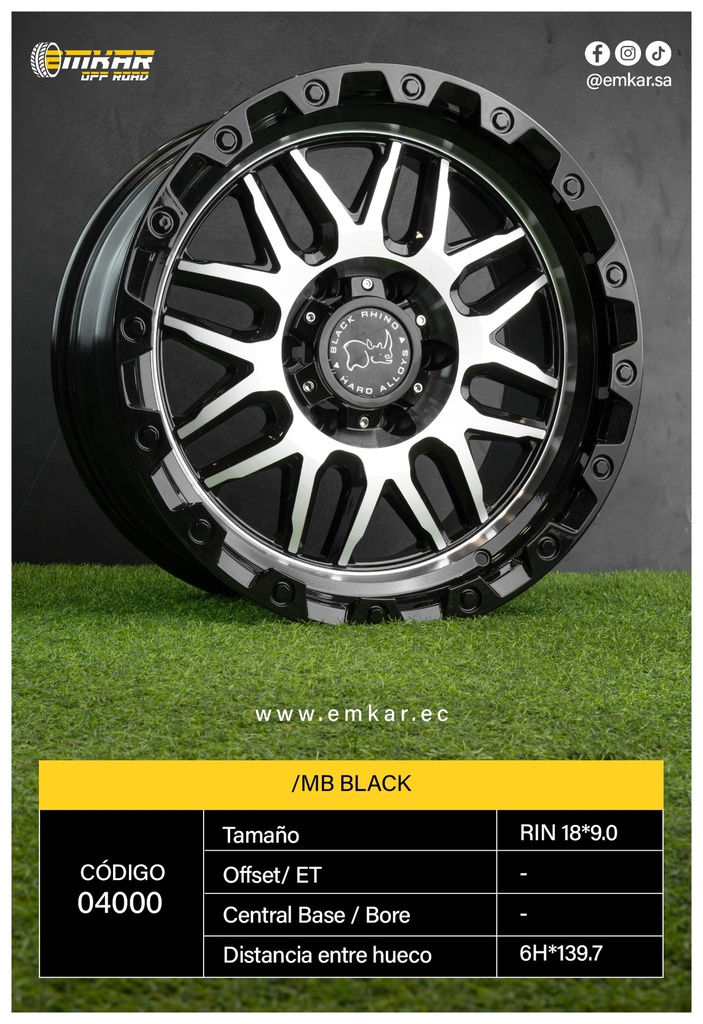 RIN 18*9.0 6H*139.7 JT8127 / 188127/MB BLACK *1C/ - 8000239