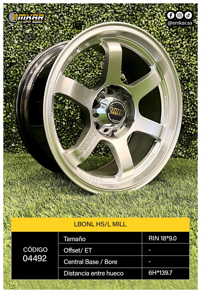 RIN 18*9.0 6H*139.7 LBONL HS/L MILL L1511 - 36374