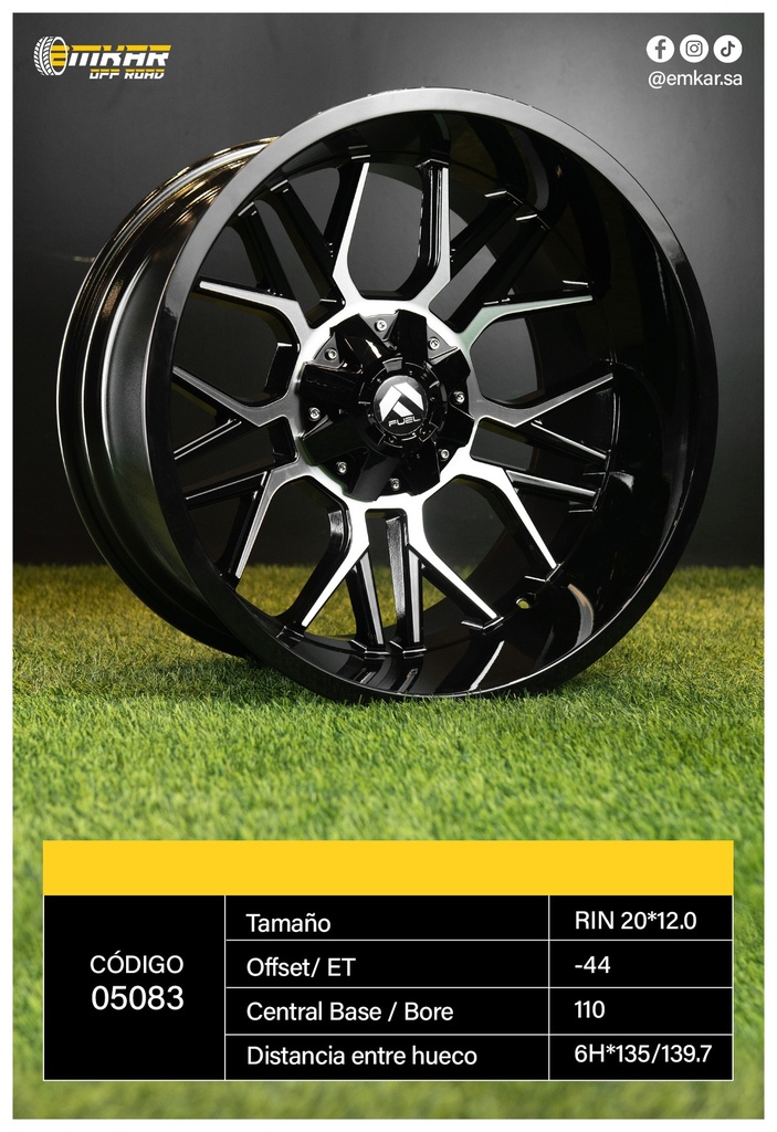 RIN 20*12.0 6H*135/139.7 ET-44 CB110 B/MW - A20.135