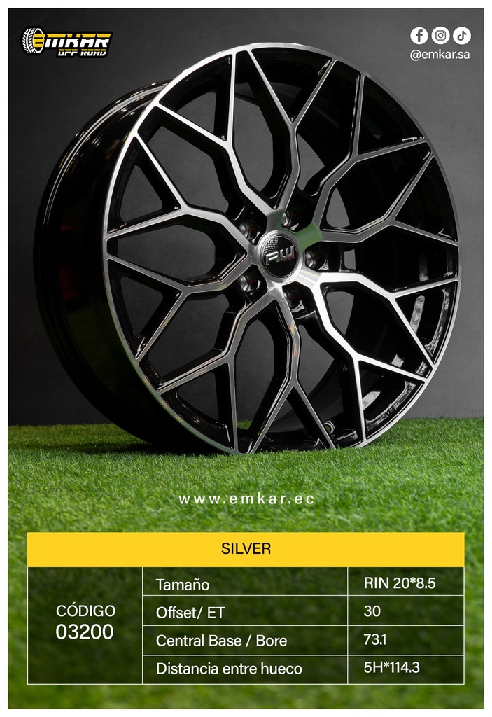 RIN 20*8.5 5H*114.3 ET30 CB73.1 BM 803.7080