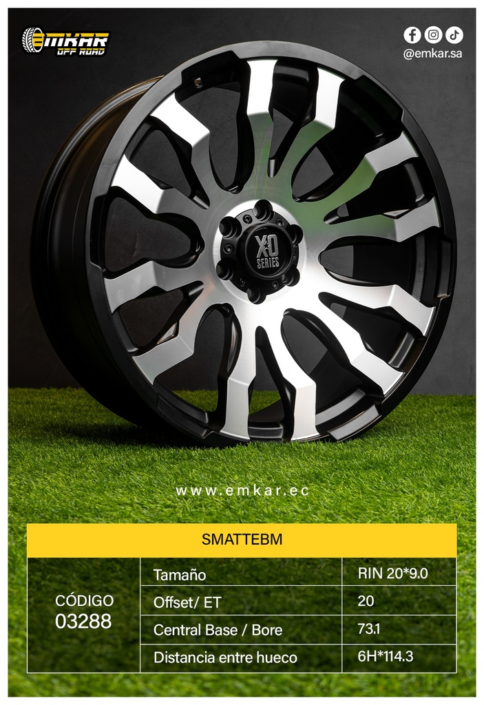 RIN 20*9.0 6H*114.3 ET20 CB73.1 SMATTEBM A20.85
