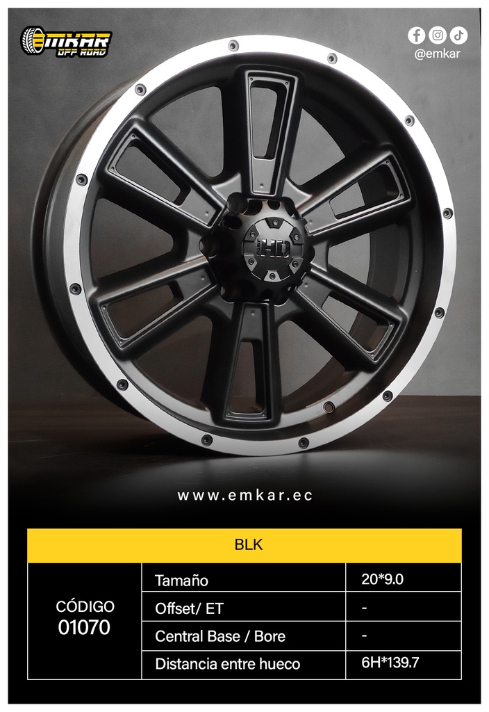 RIN 20*9.0 6H*139.7 MAGNESIO JD-5350