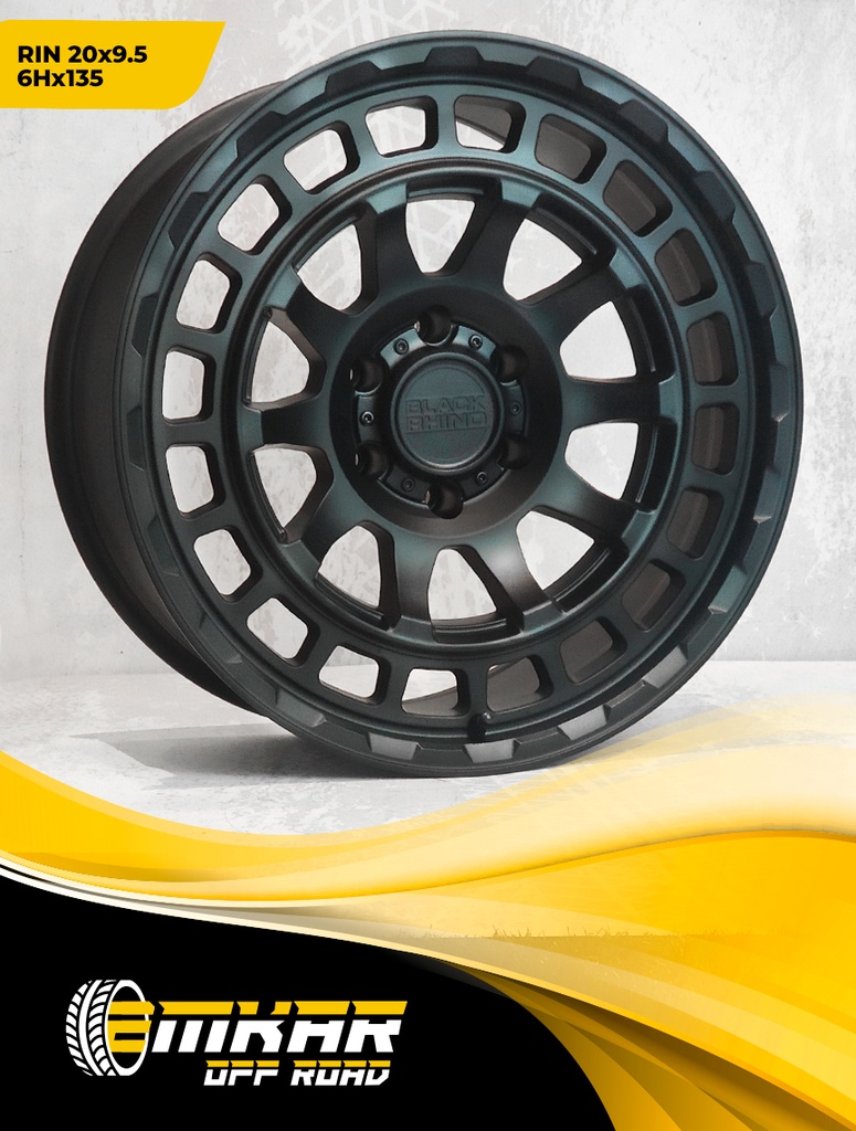 RIN 20*9.5 6H*135 M-BLK BR CHAMBER XD896