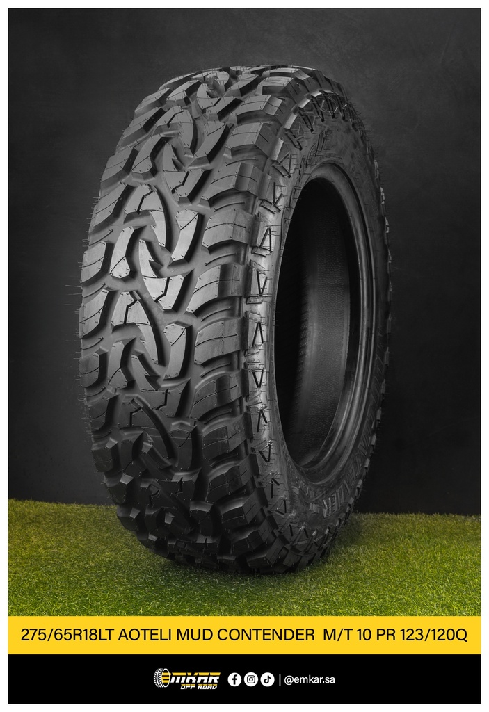 275/65R18LT AOTELI MUD CONTENDER  M/T 10 PR 123/120Q