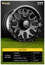 RIN 17*9.0 6H*139.7 ET15 CB110 SMATTEBM - A17.332
