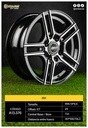 RIN 13*5.5 4H*100/114.3 ET25 CB73.1 BM - A13.376