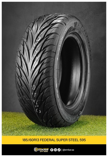[185/60R13 FEDERAL SUPER STEEL 595] 185/60R13 FEDERAL SUPER STEEL 595