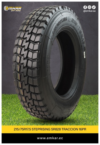 [215/75R17.5 STEPRISING SR828 TRACCION 16PR] 215/75R17.5 STEPRISING SR828 TRACCION 16PR