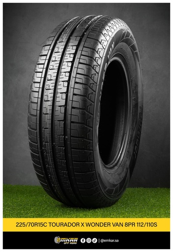 [225/70R15C TOURADOR X WONDER VAN 8PR 112/110S] 225/70R15C TOURADOR X WONDER VAN 8PR 112/110S
