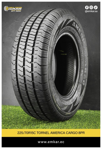 [225/70r15C TORNEL AMERICA CARGO 8PR] 225/70r15C TORNEL AMERICA CARGO 8PR