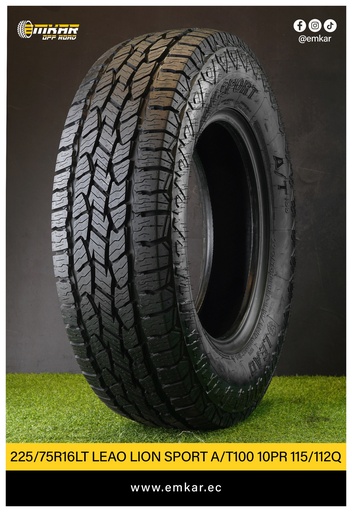 [225/75r16LT LEAO LION SPORT A/T100 10PR 112Q] 225/75r16LT LEAO LION SPORT A/T100 10PR 112Q