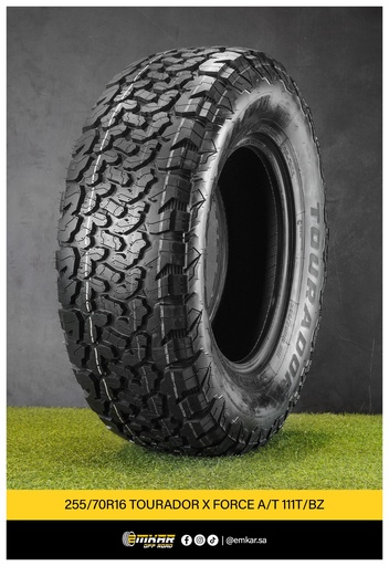 [255/70R16 TOURADOR X FORCE A/T 111T/BZ] 255/70R16 TOURADOR X FORCE A/T 111T/BZ