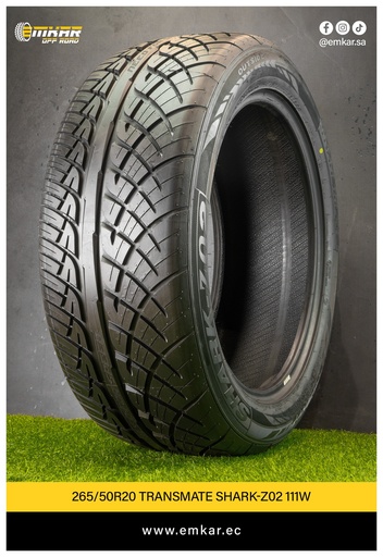 [265/50R20 TRANSMATE SHARK-Z02 111W] 265/50R20 TRANSMATE SHARK-Z02 111W