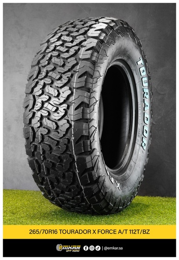 [265/70R16 TOURADOR X FORCE A/T 112T/BZ] 265/70R16 TOURADOR X FORCE A/T 112T/BZ