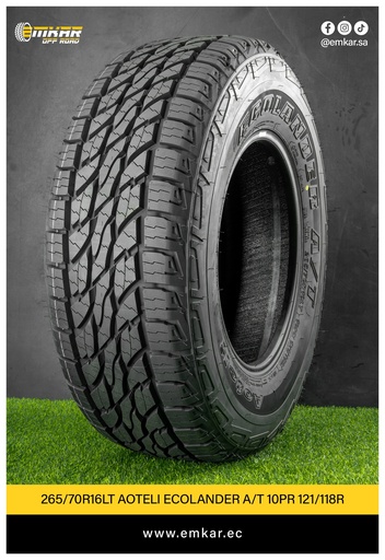 [265/70R16LT AOTELI ECOLANDER A/T 10PR 121/111R] 265/70R16LT AOTELI ECOLANDER A/T 10PR 121/111R