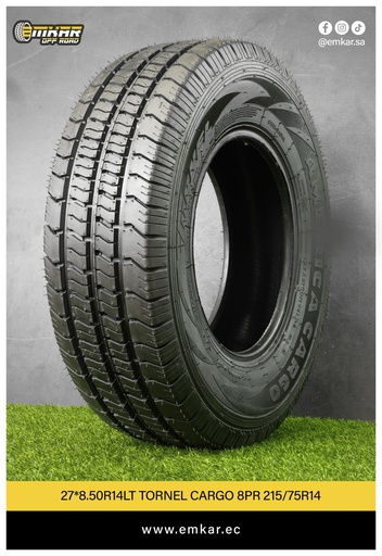 [27*8.50R14LT TORNEL CARGO 8PR 215/75R14] 27*8.50R14LT TORNEL CARGO 8PR 215/75R14
