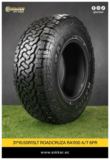 [285/55r20LT ROADCRUZA RA1100 122/119S WW A/T 10PR] 285/55r20LT ROADCRUZA RA1100 122/119S WW A/T 10PR
