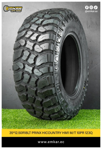 [35*12.50R18LT PRINX HICOUNTRY HM1 M/T 10PR 123Q] 35*12.50R18LT PRINX HICOUNTRY HM1 M/T 10PR 123Q