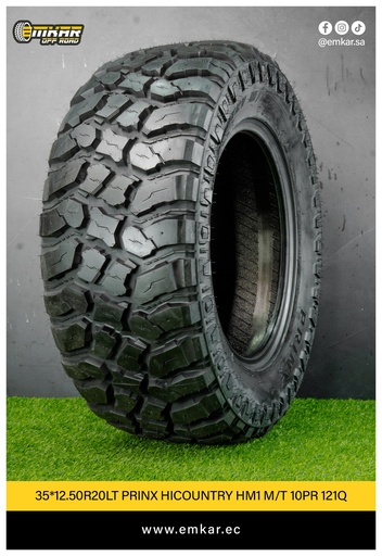 [35*12.50r20LT PRINX HICOUNTRY HM1 M/T 10PR 121Q] 35*12.50r20LT PRINX HICOUNTRY HM1 M/T 10PR 121Q