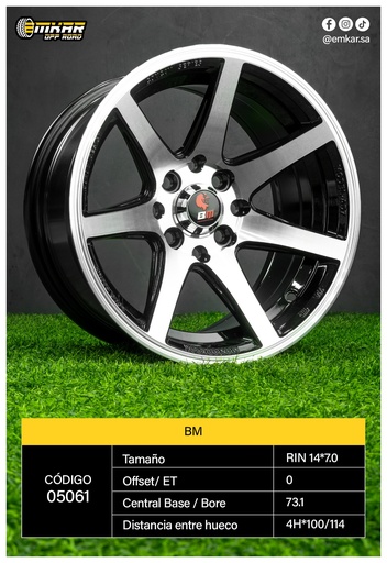 [RIN 14*7.0 4H*100/114.ET0 CB73.1 BM - A14.824] RIN 14*7.0 4H*100/114.ET0 CB73.1 BM - A14.824