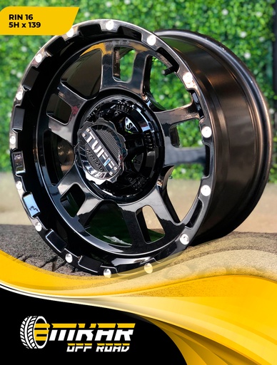[RIN 16*8.0 5H*127/139.7 NEGRO BRILLANTE (OFERTA)] RIN 16*8.0 5H*127/139.7 NEGRO BRILLANTE (OFERTA)