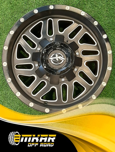 [RIN 17*8.5 6H*135/139.7 MILLING SATIN BLACK ET 15 F017] RIN 17*8.5 6H*135/139.7 MILLING SATIN BLACK ET 15 F017
