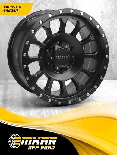 [RIN 17*8.5 6H*139.7 SMBLK/CHR SCR L401 28363] RIN 17*8.5 6H*139.7 SMBLK/CHR SCR L401 28363