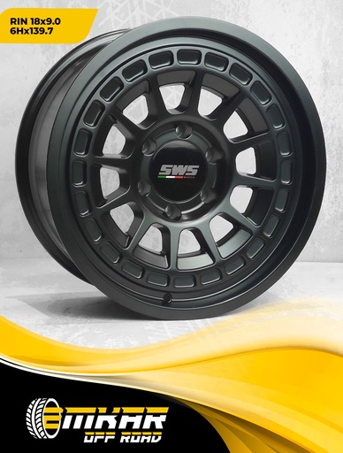 [RIN 18*9.0 6H*139.7 MATTE BLACK ACC-0000049 55199] RIN 18*9.0 6H*139.7 MATTE BLACK ACC-0000049 55199