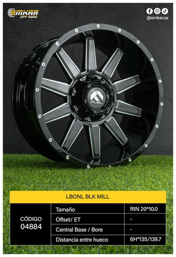 [RIN 20*10 6H*135/139.7 LBONL BLK MILL L330 - 37141] RIN 20*10 6H*135/139.7 LBONL BLK MILL L330 - 37141