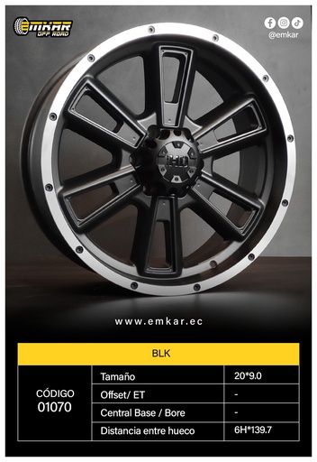 [RIN 20*9.0 6H*139.7 MAGNESIO JD-5350] RIN 20*9.0 6H*139.7 MAGNESIO JD-5350