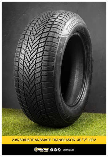 235/60R16 TRANSMATE TRANSEASON  4S "V" 100V